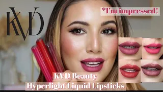 KVD BEAUTY NEW EVERLASTING HYPERLIGHT LIQUID LIPSTICKS | Review & Swatches | Mona’s Eyes Beauty