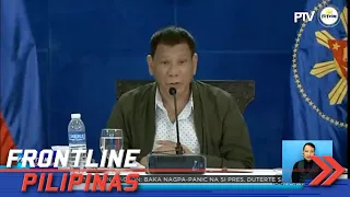 Duterte, binanatan ang ilang senador kaugnay ng imbestigasyon sa DOH