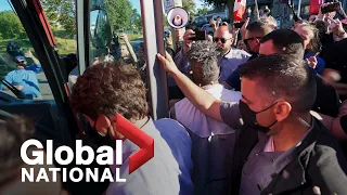 Global National: Sept. 7, 2021 | Trudeau slams aggressive protestors targeting him on campaign trail