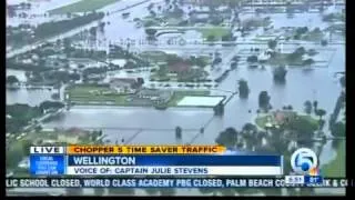 Massive flooding in Wellington after weather from Isaac