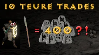 400 Ber?!? - Unscheinbare Schätze! 10 Teure Trades [Diablo 2 Resurrected Items]