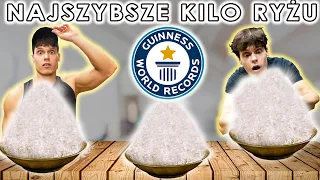 1 KG RYŻU NA CZAS !🍚 * KOLEJNY ATAK NA REKORD ŚWIATA ! *