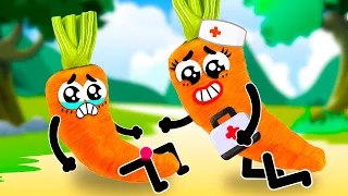 Funny Vegetables Are Scared Of Doctors | Everyday Struggles Of Tricky Doodles by DOODLAND