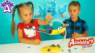 Летающий ковер Алладина Игрушки Для Детей Распаковка Unboxing toys Aladdin Flying Carpet for  kids.