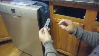 How To Mount A Bosch Dishwasher Under Granite Counter Top - Step By Step