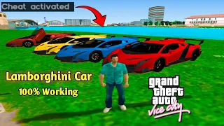 GTA Vice City Lamborghini Veneno Car Secret Cheat Code | Install Lamborghini Car Mod | Faizan Gaming