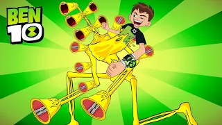 Ben 10 Siren Head Gold | Fanmade Transformation