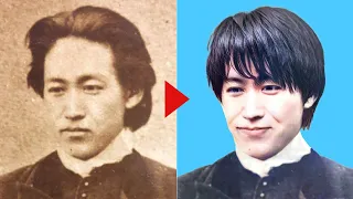 I modernized the famous goodlooking guys from the end of Edo Period and Meiji Era. 