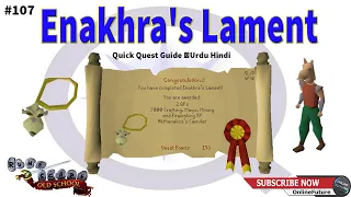 OSRS│How To Complete Enakhra's Lament Quest 2021│Urdu Hindi