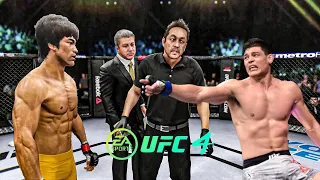 Bruce Lee vs Alan Jouban - EA Sport UFC 4 - Epic Fight 🔥🐲