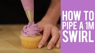 How to Pipe the Perfect Cupcake Swirl with Tip 1M