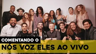 NÓS VOZ ELES AO VIVO | LIVE PARA COMENTAR O NOVO DVD DA SANDY