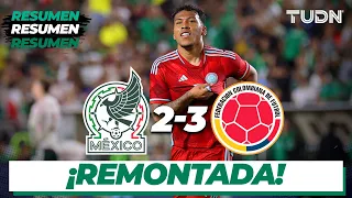 Resumen y goles | México 2-3 Colombia | Amistoso Internacional | TUDN