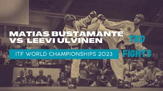 Matias Bustamante (ARG) vs Leevi Ulvinen (FIN) | Sparring -69 kg | ITF World Championships 2023