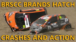 BRSCC Brands Hatch - Crashes and Action - Citycar Cup + C1 Endurance and more