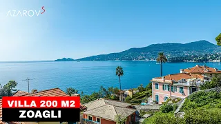 🌟  Three-storey villa for sale in Zoagli