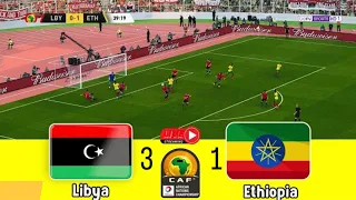 ملخص مباراة ليبيا و اثيوبيا 3-1 | كأس امم افريقيا للمحليين