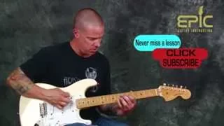 Blues rock guitar lesson Learn licks rhythms scales from Testify Stevie Ray Vaughan SRV