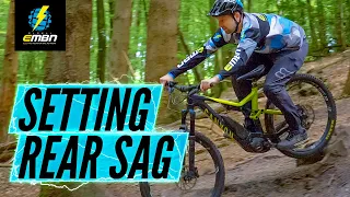 How To Set Up Rear Sag | E-Bike Suspension Tips