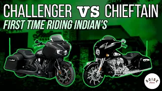 Indian Challenger vs Indian Chieftain - FIRST TIME RIDING INDIAN'S | Indian Motorcycle Boise