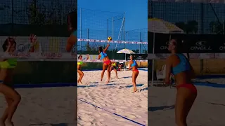 Booom! #volleyball #sun #beachvolley #beach #volleyballgirls #shorts