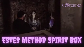 Estes Method Spirit Box Session in the Basement of the Conjuring House