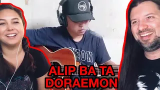 REACTION! ALIP BA TA Doraemon Fingerstyle Cover