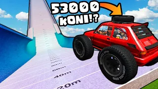 ❄️ SKOKI SUPERSAMOCHODAMI NA NOWEJ SKOCZNI!? | BeamNG Drive |