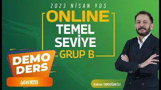 GRUP B   YDS+YÖKDİL İLKBAHAR 2023 - Demo Ders