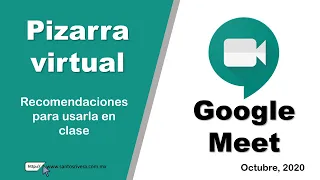 Cómo usar la pizarra virtual de Google Meet