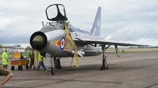 English Electric Lightning T.5 (XS458) at Cranfield - 26 October 2013