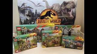 Lego Jurassic Park 30th Anniversary Compilation all 5 sets