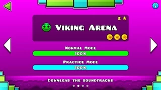 Geometry Dash Meltdown: “Viking Arena” 100% Complete [All Coins] - GuitarHeroStyles