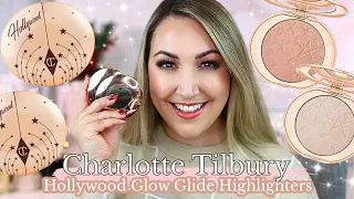 Charlotte Tilbury Hollywood Glow Glide Face Architect Highlighters | Review, Try-On & Comparisons