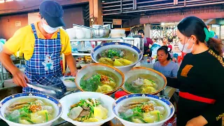 Cambodia Best Street Food! Beef Noodle Soup, Fried Noodles, Rice Noodles, Spring Rolls & More