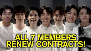 BREAKING! BTS Renew Contracts with BIGHIT MUSIC HYBE! | 방탄소년단 2023