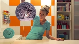 How to make a lampshade, lanterns, and yarn globes