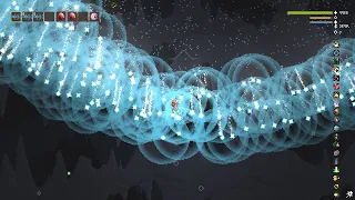 Noita's entire roguelike VS one room clearing wand :)