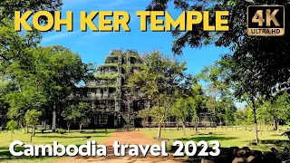 Koh Ker Temple walking video tour | The mysteries of Angkor Temples 2023 [4K]