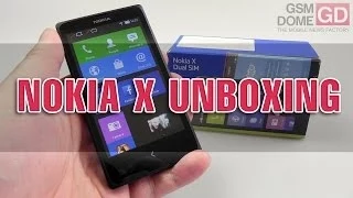 Nokia X Unboxing (Nokia Android Phone) - GSMDome.com