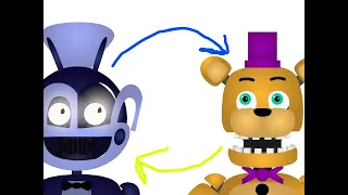 Jolly and TWaFFD but jumpscares are swapped