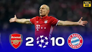 Full goals - Munich and Arsenal 10-2 / Champions League 2017 - 1080p