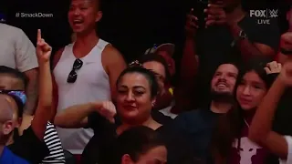Natalya impersonates Ronda Rousey entrance