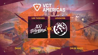 Leviatán Esports x 100 Thieves (Mapa 2: Sunset) | VCT Americas