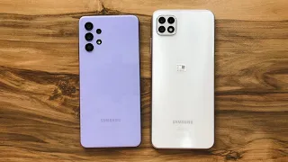 Samsung Galaxy A22 5G vs Samsung Galaxy A32 4G