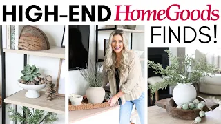 HIGH-END HOMEGOODS FINDS || HOMEGOODS AND TJ MAXX SHOP WITH ME AND HAUL ||   HOME DECORATING IDEAS