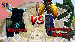 Warden (That Future Mod) vs Outvoted Mobs and Iceologer | Minecraft Mob Battle