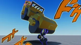 ROAD ROLLER DA but its a Roblox animation