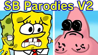 Friday Night Funkin' VS Spongebob Parodies V2 FULL WEEK + References (FNF Mod/Spongebob Squarepants)