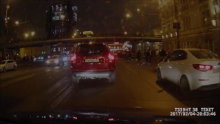 ДТП на Садовом   Крымском мосту 4 02 17